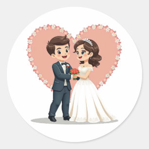 Wedding Couple Stickers