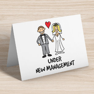 Wedding Couple - Under New Management Card