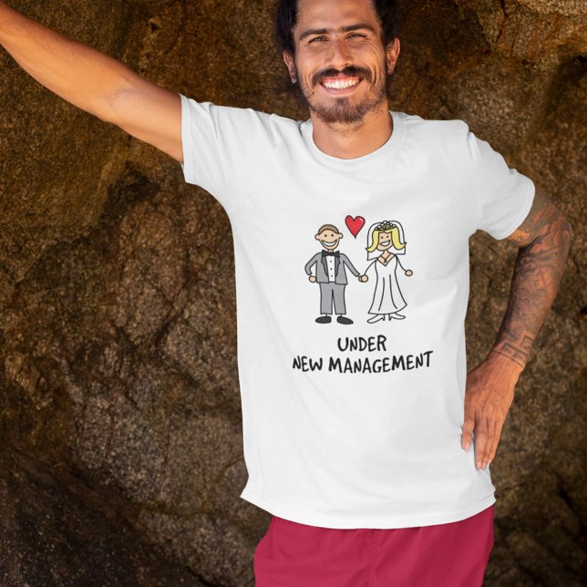 Wedding Couple - Under New Management T-Shirt (Creator Uploaded)