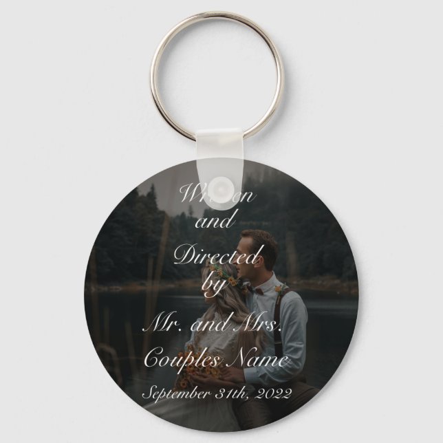 Wedding couples keychain gifts favours presents (Front)