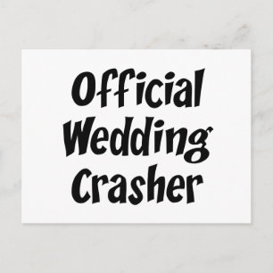 Wedding Crasher Postcard