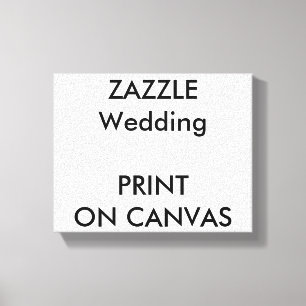 Wedding Custom 10" x 8" Wrapped Canvas Print