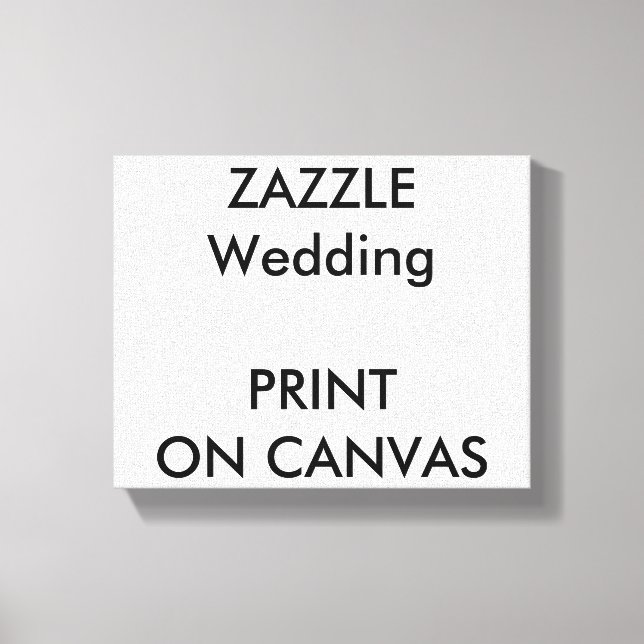 Wedding Custom 10" x 8" Wrapped Canvas Print (Front)