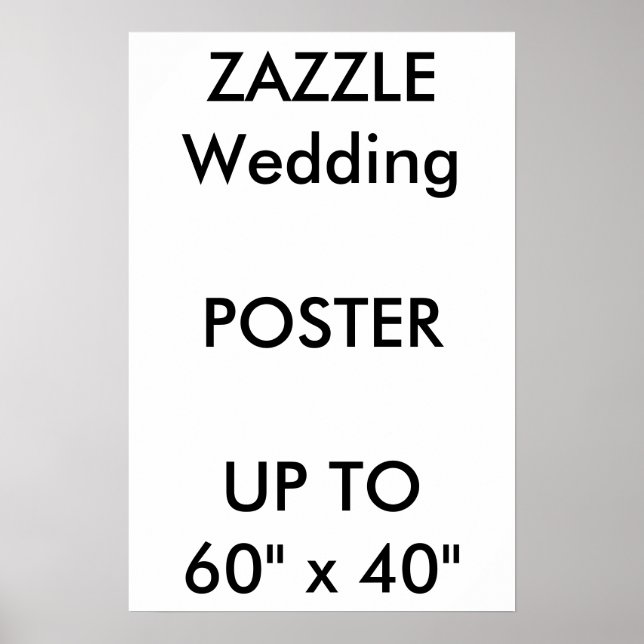 Wedding Custom 16" x 24" Poster THICK Portrait (Front)
