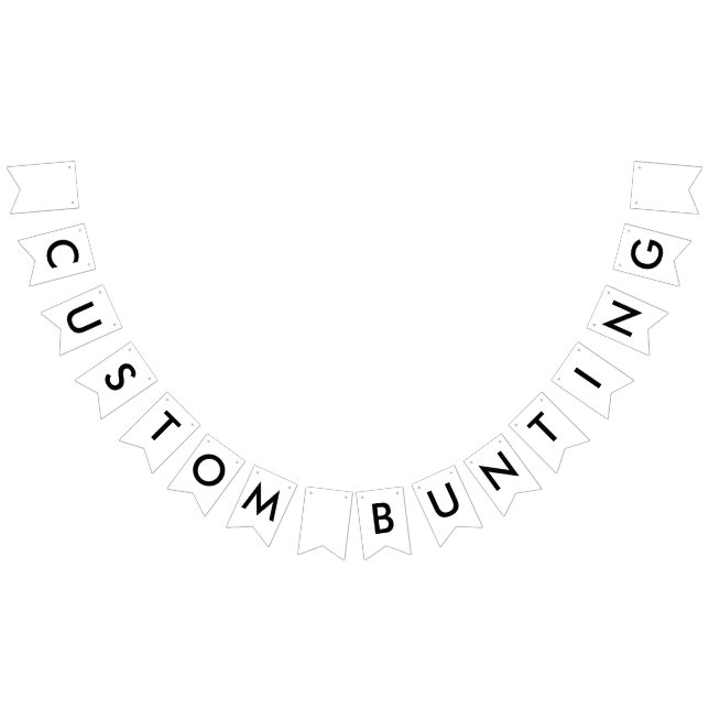 Wedding Custom Bunting Flags Banner - Swallowtail (All)