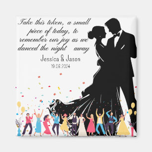 Wedding Custom Favor, Wedding Party Custom Gifts  Magnet