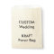 Wedding Custom Paper Favour Bag KRAFT