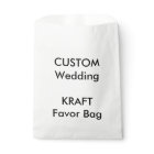 Wedding Custom Paper Favour Bag KRAFT