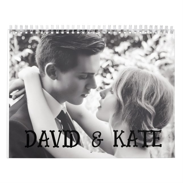 WEDDING CUSTOM PHOTO CALENDAR 2026  (Cover)