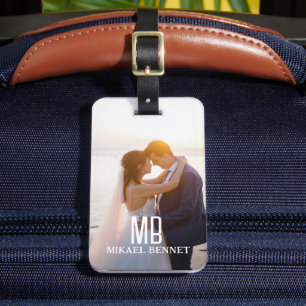 wedding Custom Photo Luggage Tag