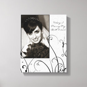 Wedding Custom Portrait Canvas Print