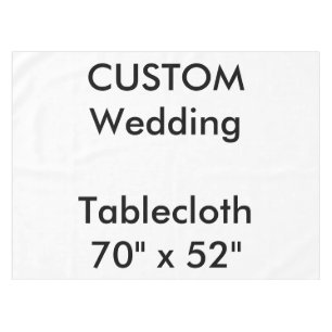 Wedding Custom Tablecloth 70" x 52"