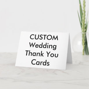 Wedding Custom Thank You Cards 7" x 5"