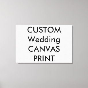 Wedding Custom Wrapped Canvas Print, 30" x 20"