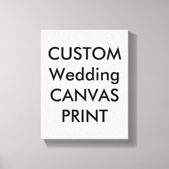 Wedding Custom Wrapped Canvas Print, 8" x 10" (Front)