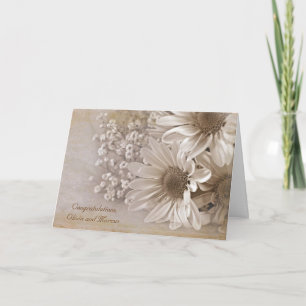 Wedding Daisy Bouquet Card