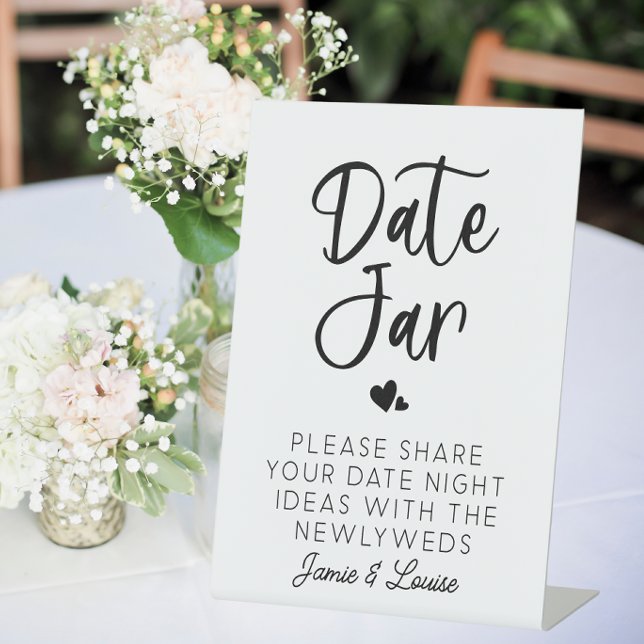 Wedding Date Jar Ideas Guestbook Alternative Pedestal Sign (Creator Uploaded)