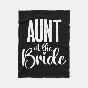 Wedding Day Aunt Of Bride Premium  Fleece Blanket