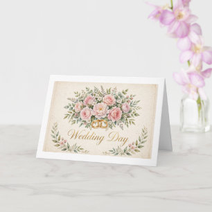 Wedding day blank card