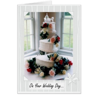 Wedding Day Cake Card