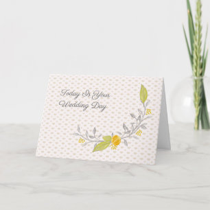Wedding Day Card for Bride and Groom