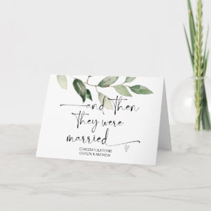 Wedding Day Congratulations for Bride and Groom Ca Card