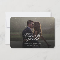 Wedding Day Couples Photo Thank You