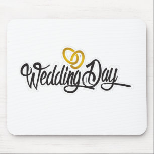 Wedding day Design Mouse Pad