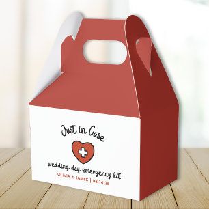 Wedding Day Emergency Survival Kit Bridal Party Favour Box