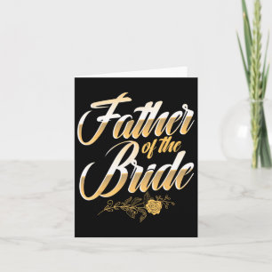 Wedding Day Father Of The Bride Bachelor Party Bri Card