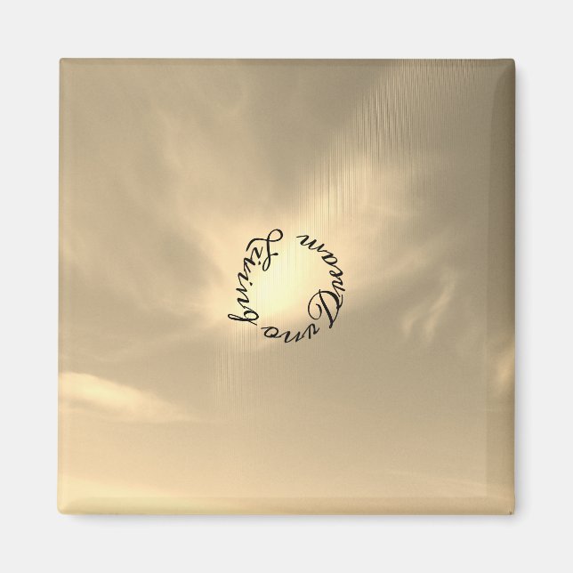 WEDDING DAY MAGNET ROMANTIC DESIGN STYLE (Front)