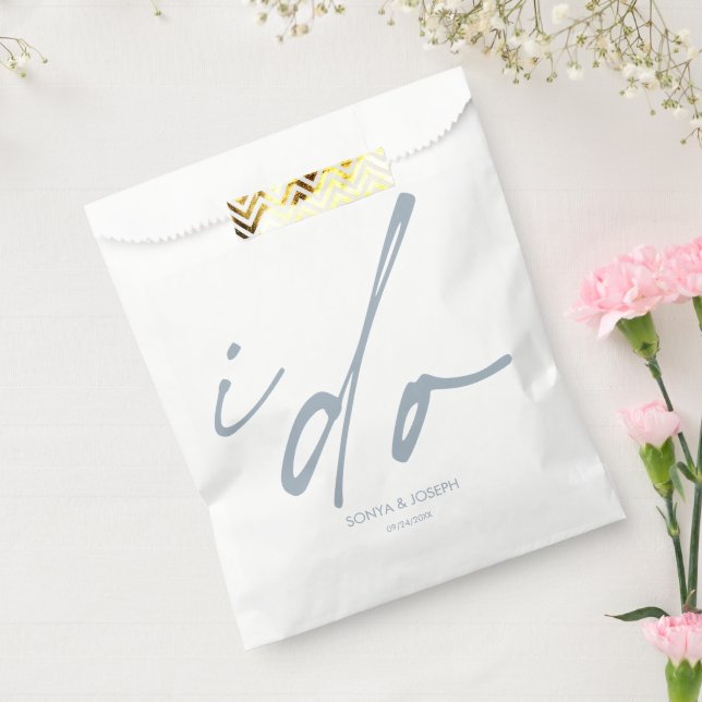 Wedding Day Minimal Simple  Favour Bags (Sealed)