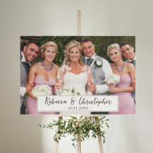 Wedding Day Personalised Photo and Script 