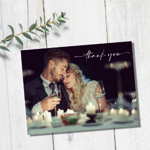 Wedding Day Photo Thank You Postcard