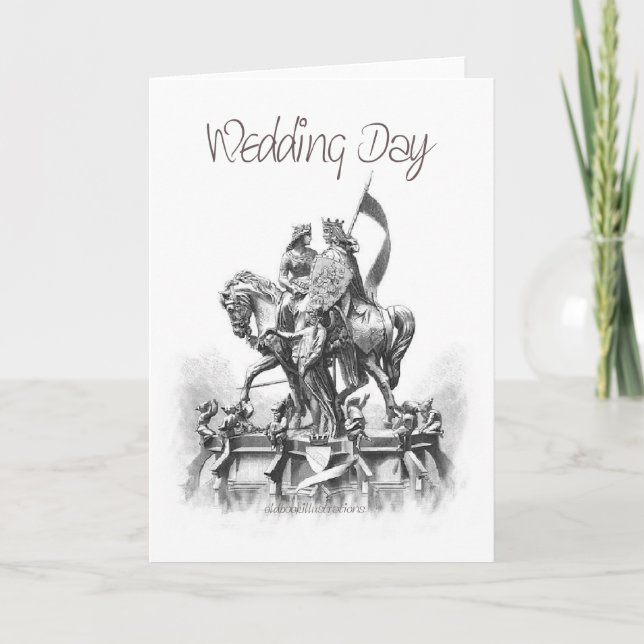 Wedding Day-Renaissance-Sketch Card (Front)