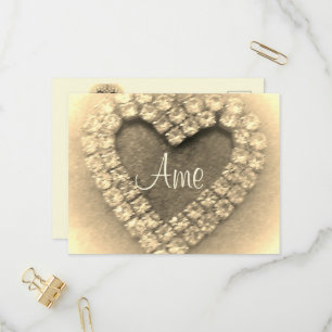 WEDDING DAY ROMANTIC INVITATION DESIGN  POSTCARD