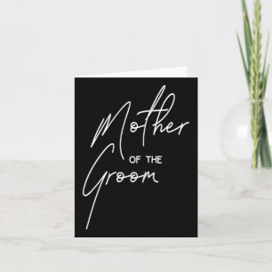 Wedding Day Shower For Mum Groom Party Mother Of T Card
