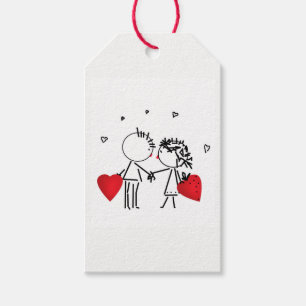 Wedding , day Valenine , love Gift Tags