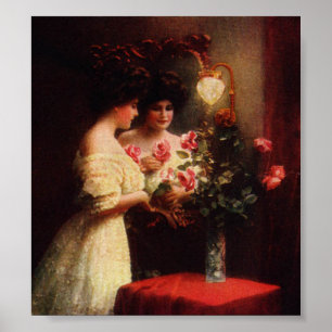 Wedding Day Victorian Lady Art Print