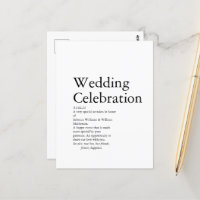 Wedding Definition party  