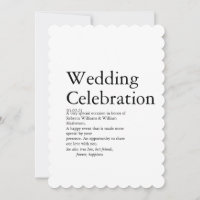 Wedding Definition party