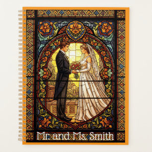 Wedding Design in Traditional Stained Glass Planner