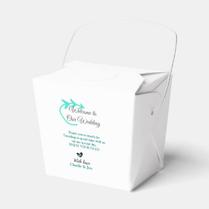 Wedding Destination celebration welcome travel Favour Box