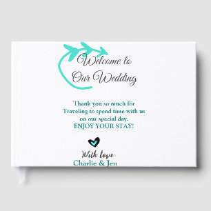 Wedding Destination celebration welcome travel  Guest Book