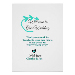 Wedding Destination celebration welcome travel  Poster