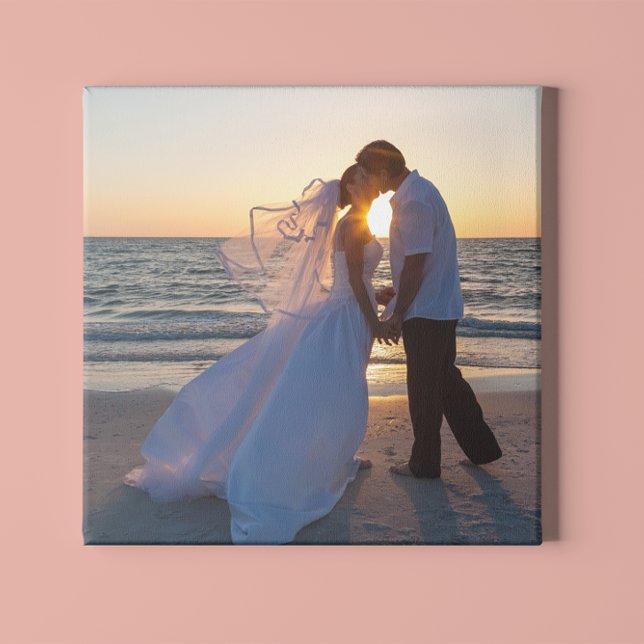 Wedding Destination Photo Canvas Print (Minimalist Canvas Print)