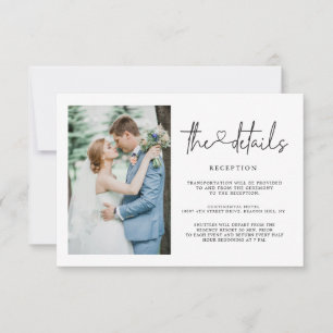 Wedding Details Information Template