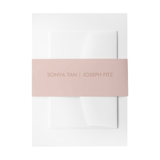  Wedding Details Modern Wedding  Invitation Belly  Band