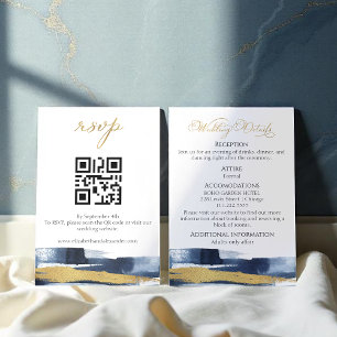 Wedding Details   RSVP   QR Code Enclosure Card
