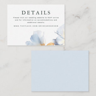 Wedding Details Small Enclosure Card